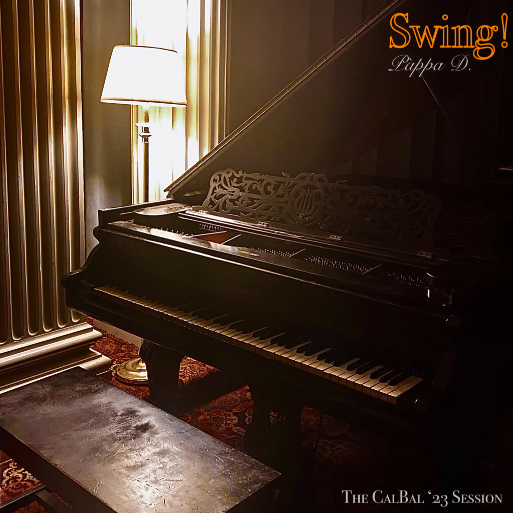 Pàppa D.’s “Swing! The CalBal ’23 Session” is a vibrant showcase for his skill as a jazz pianist.