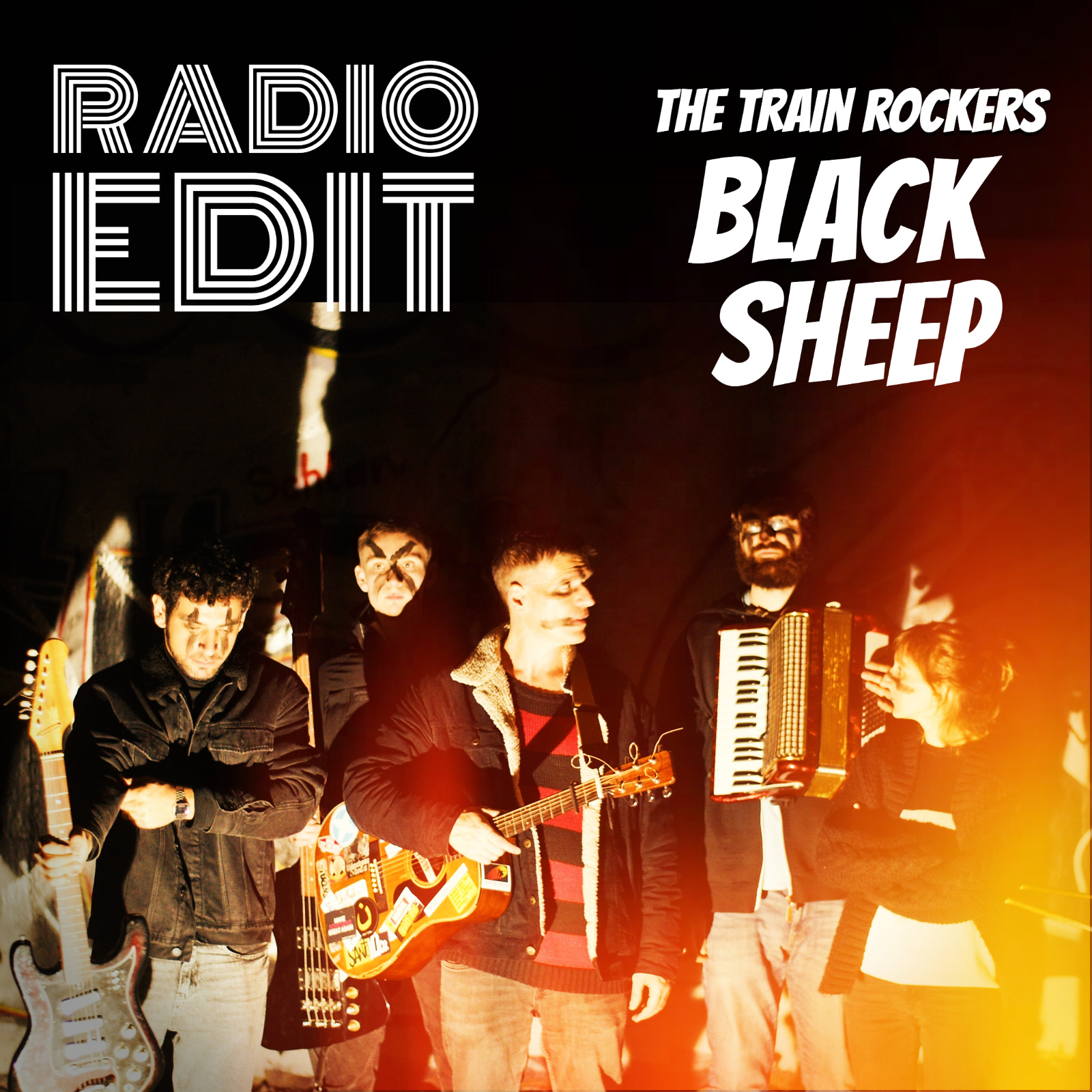 A fun, gentle track by the Train Rockers is “Black Sheep”.