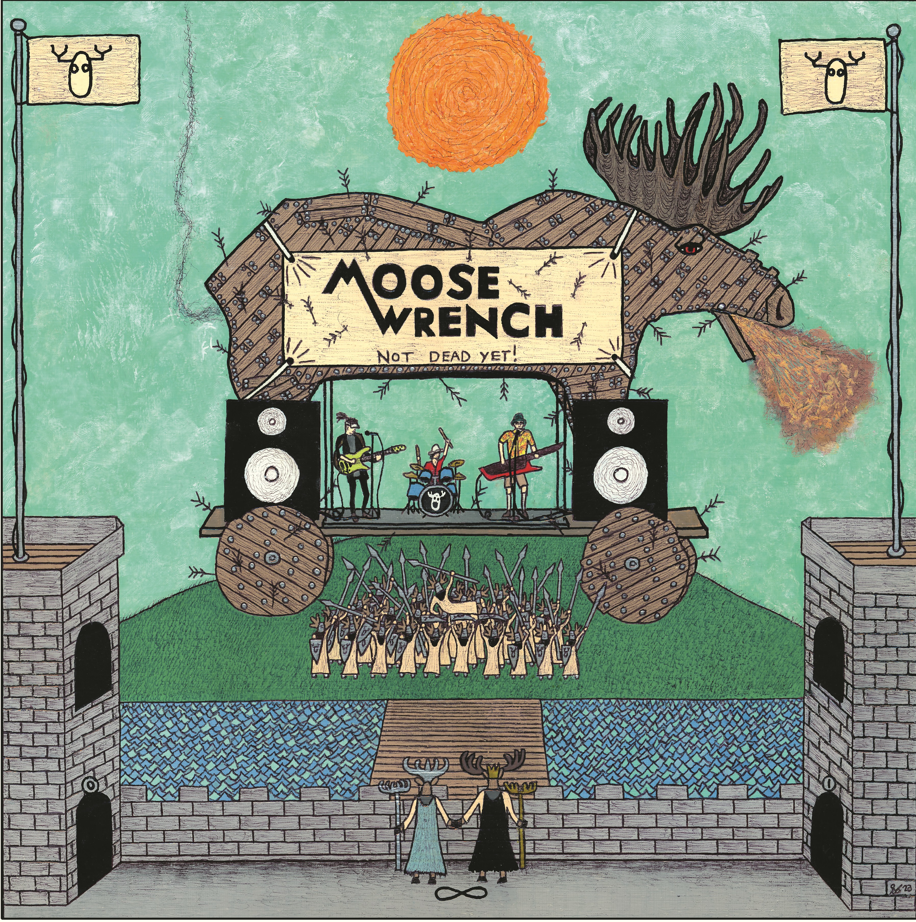 Moose Wrench’s ‘Not Dead Yet’: A Fiery Journey Through hard rock. 