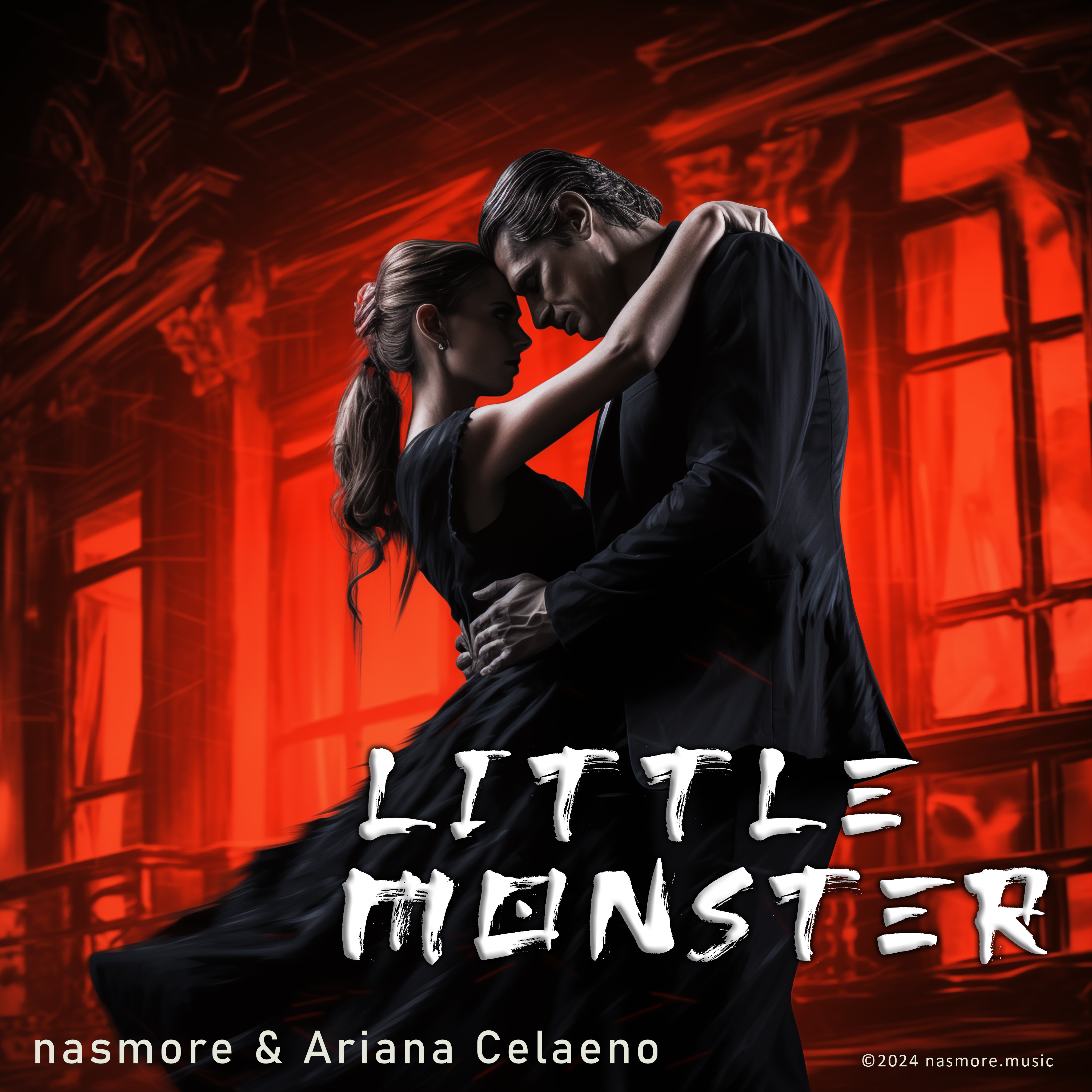 Cover art of the single Little Monster by Nasmore and Ariana Celaeno