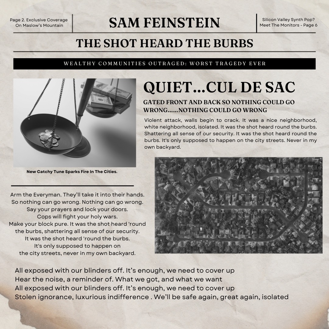 “The Shot Heard Round the Burbs” is a Song With a Cause.