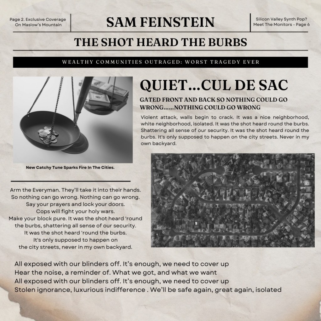 “The Shot Heard Round the Burbs” is a Song With a&nbsp;Cause.