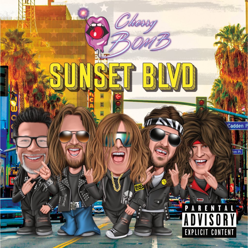 Cherry Bomb Drops The New Driving Anthem With Their Album “Sunset&nbsp;BLVD”