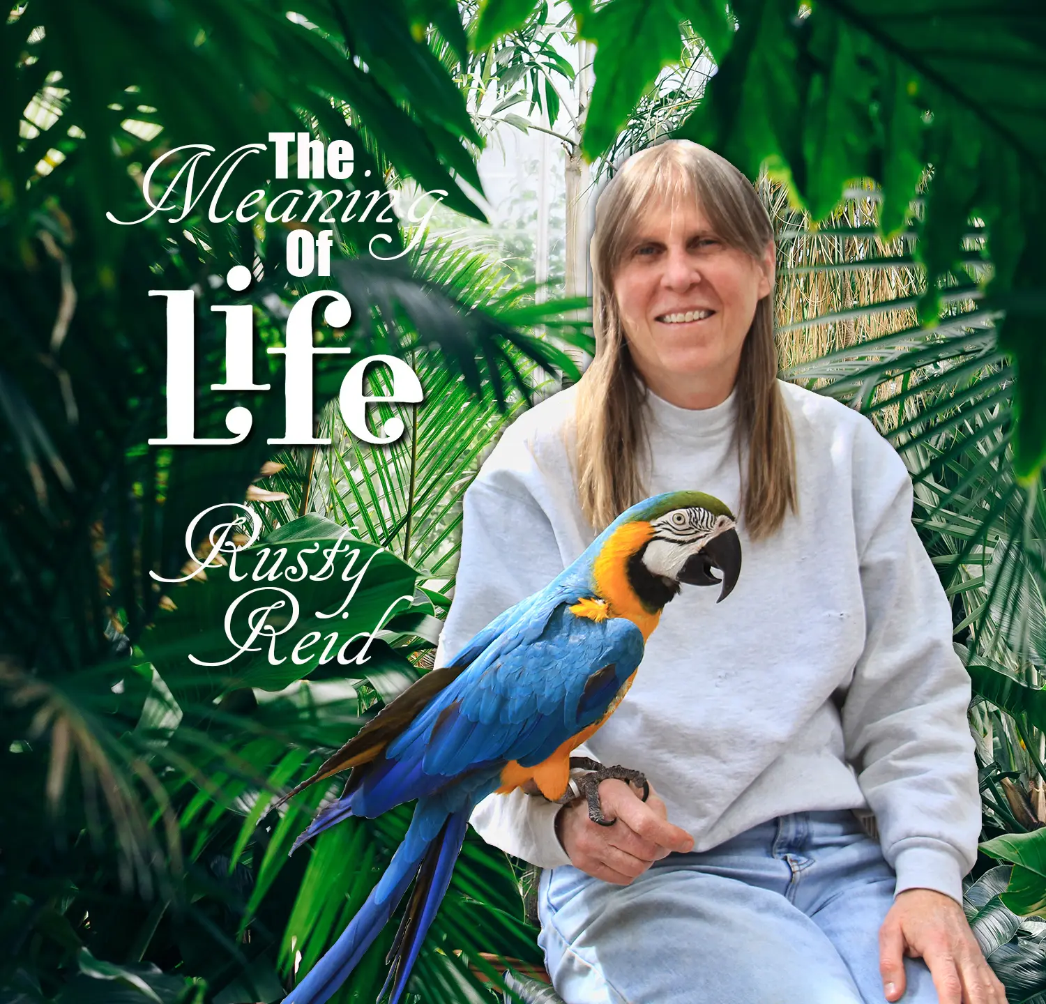 Cover art of the single "The Meaning of Life" by Rusty Reid