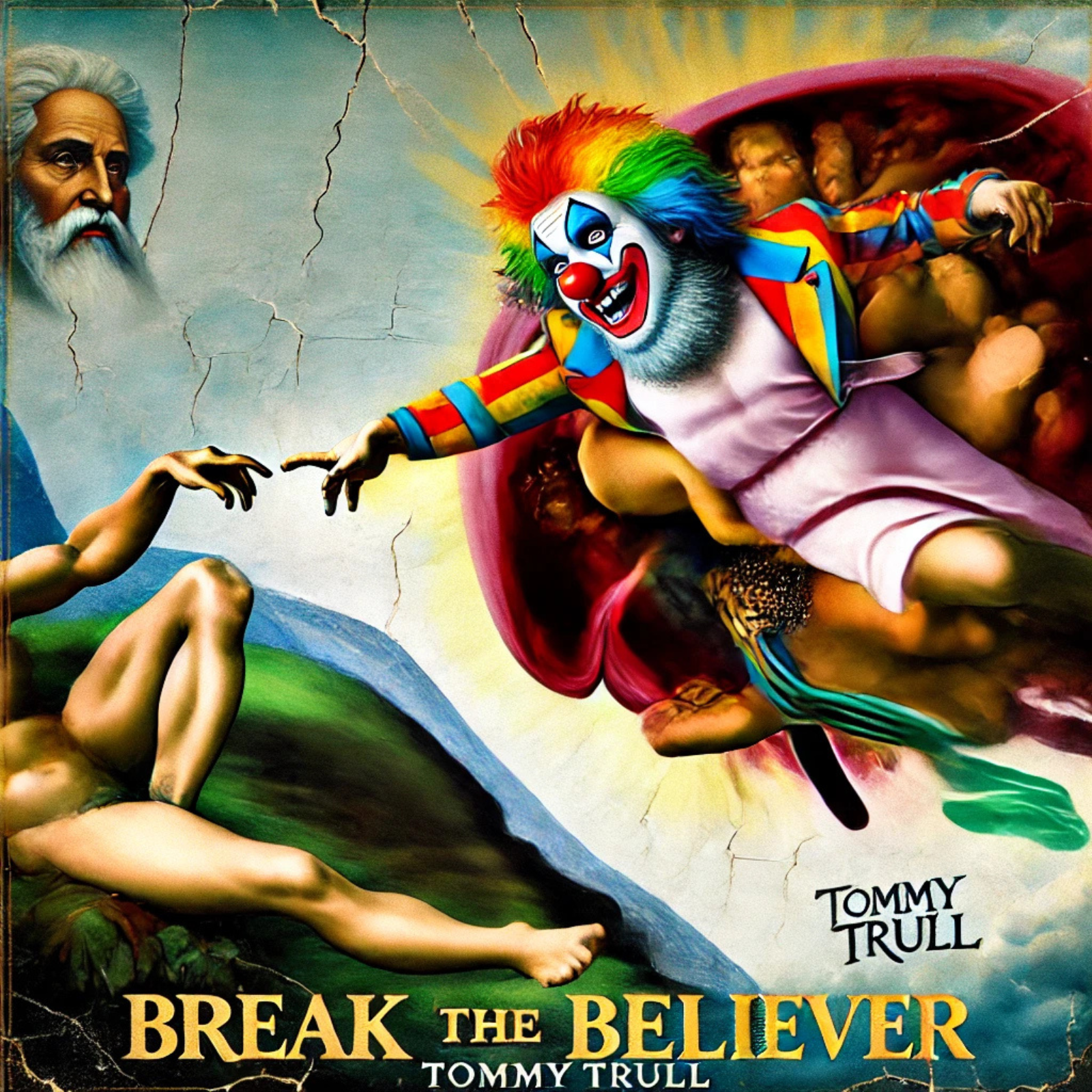 Cover art of the album "Break The Believer" by Tommy Trull