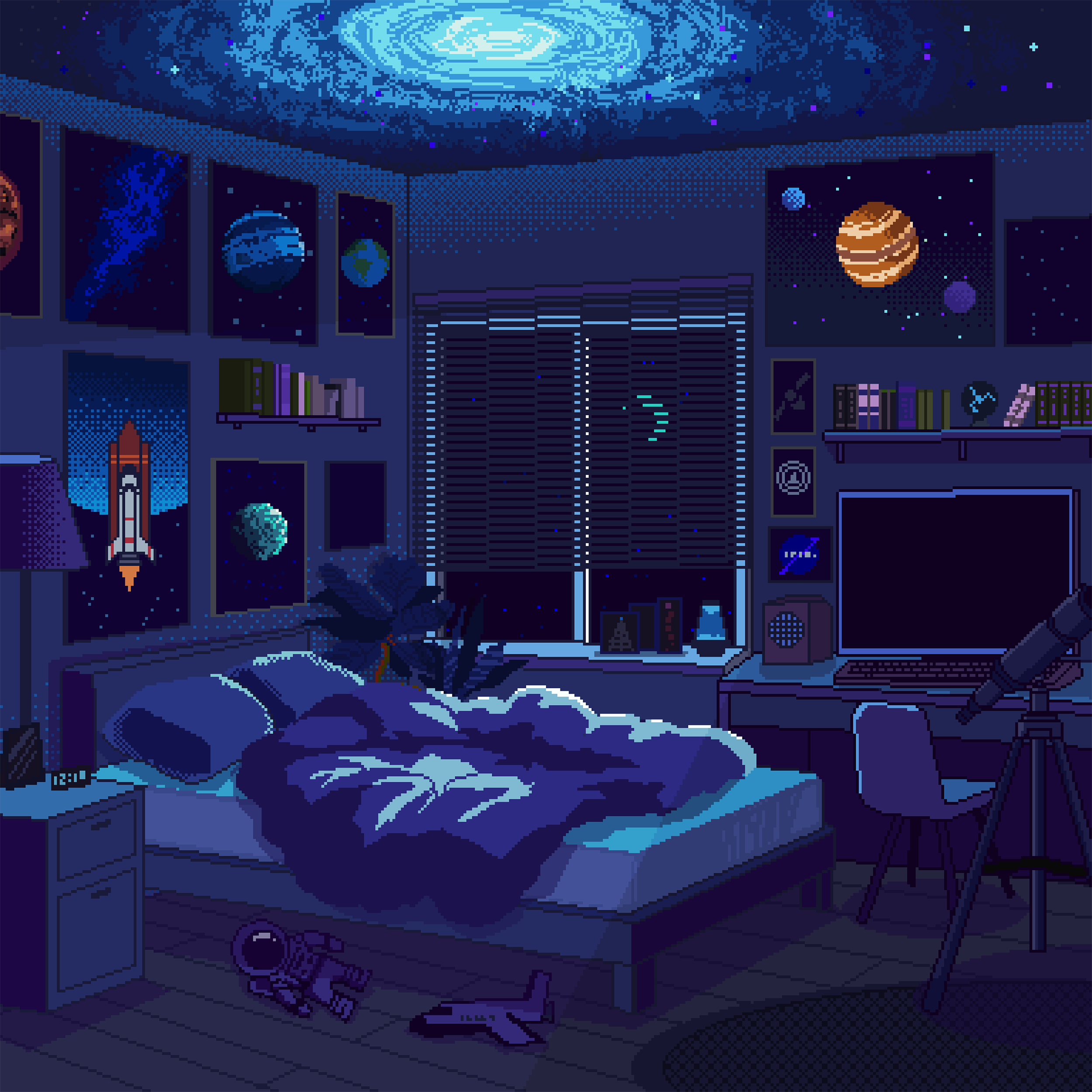 Cover art of the album "an interplanetary adventure" by a.Midi