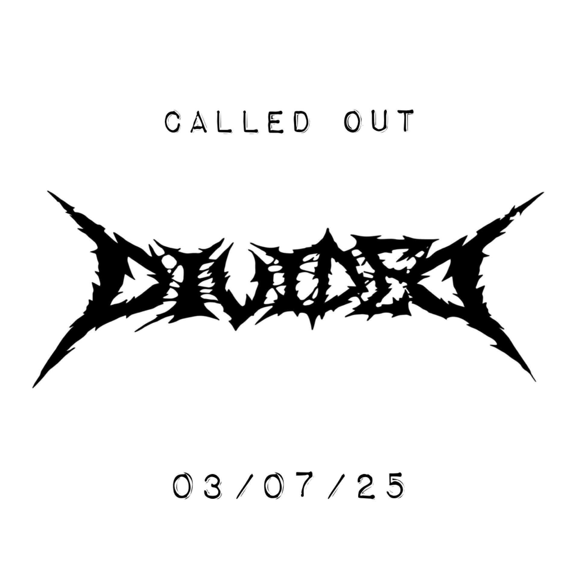 Cover art of the single "Called Out" by Divided