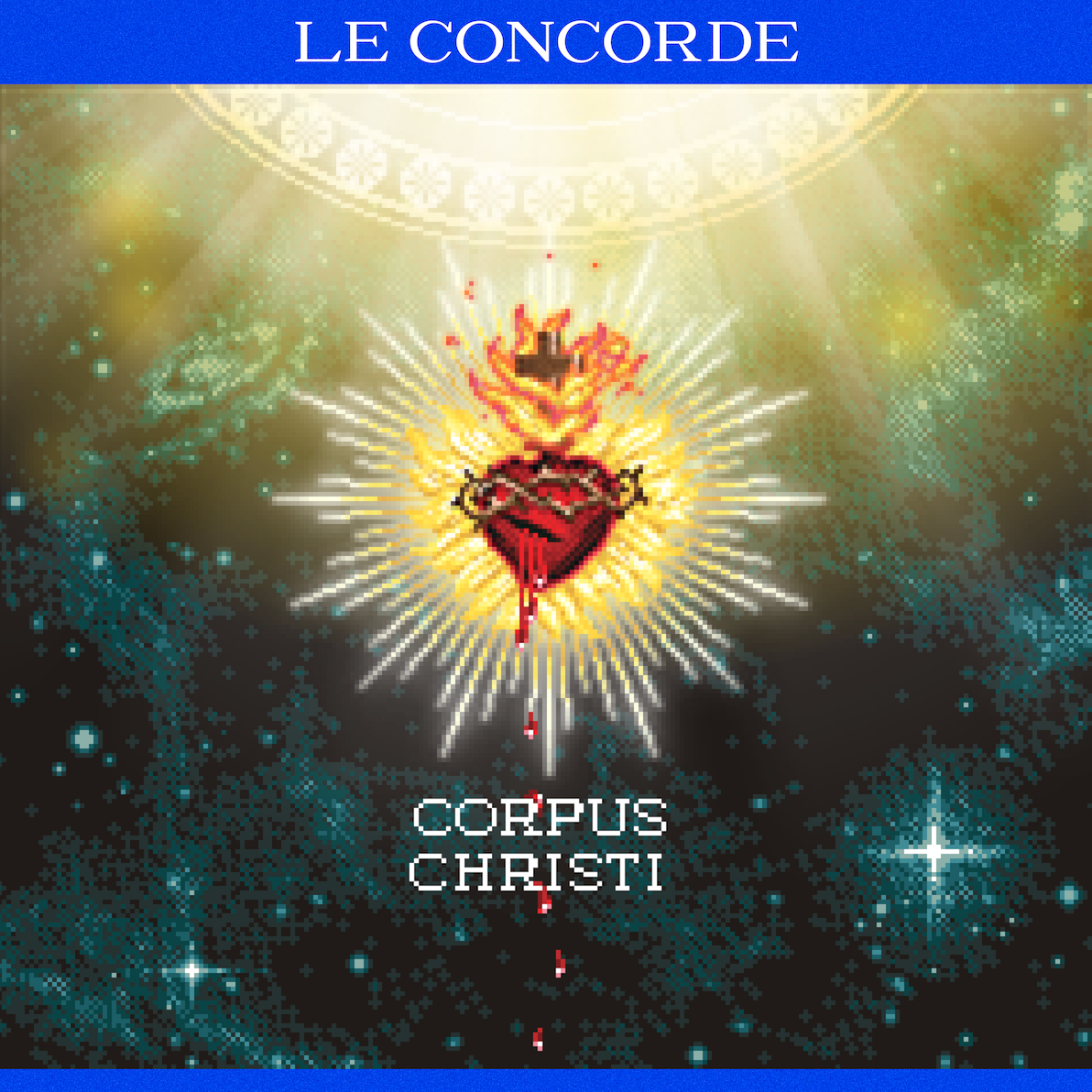 Cover art of the single "Corpus Christi" by Le Concorde