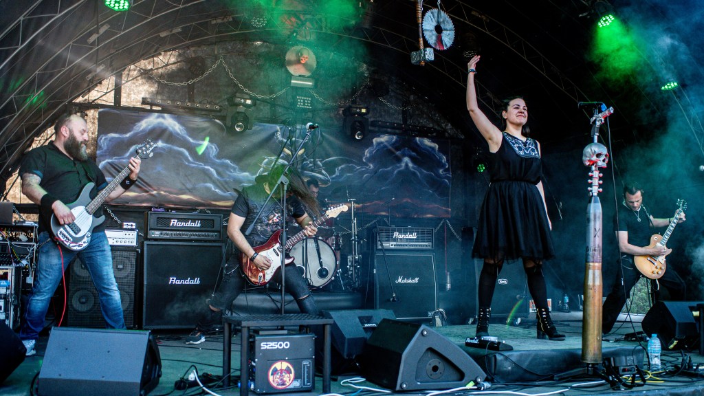 Band, Man, Guitar, Metal, Heavy Metal, Rock, Group, Music, Artist, Marshall, Mic Stand