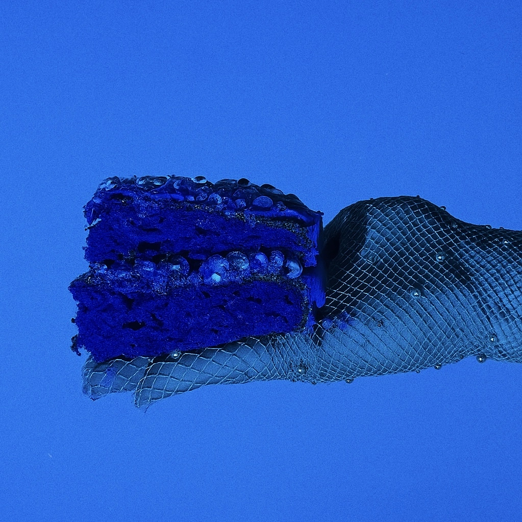 Song, Music, Album, Cover, Art, Cake, Piece, Slice, Hand, Blue, Dark, Light, Song, Single, Gay, Queer, LGBTQ