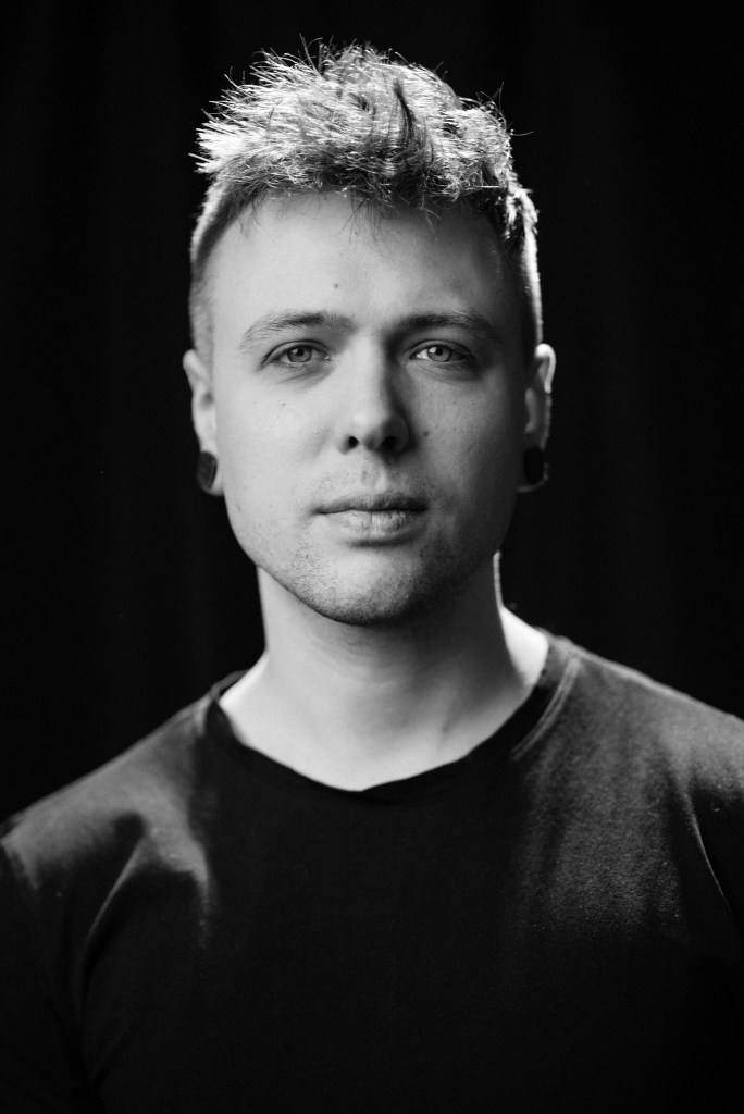 Man, Blonde, White, Hair, Monochrome, Grey, Black, Tshirt, Music, Musician, Artist, Singer, Earring, Song, Pop