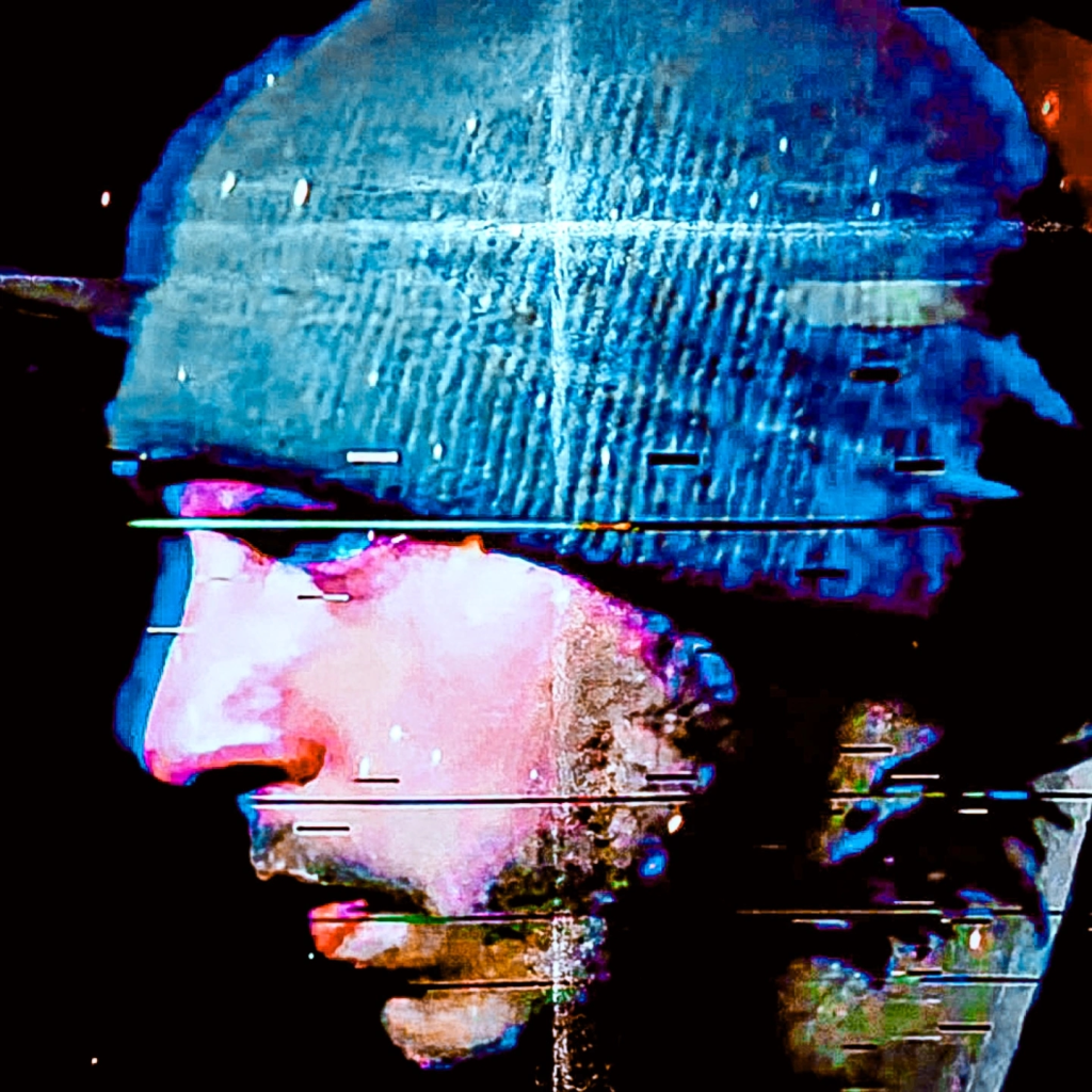 Man, Beanie, Prison, Glitch, Digital, Cover, Art, Music, Song, Rap, Musician, Rapper, Hip Hop, Spotify