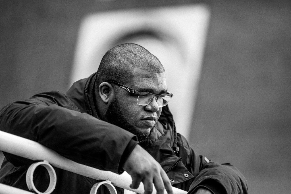 Man, Glasses, Puffer, Jacket, Musician, Monochrome, Music, Song, Instrumental, Afrobeats, Jazz, Beard, Album