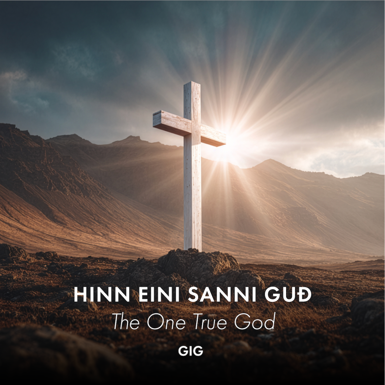 Sun, Christ, Jesus, Cross, Hills, Mountains, Sand, Classic, Catholic, Iceland, Nordic