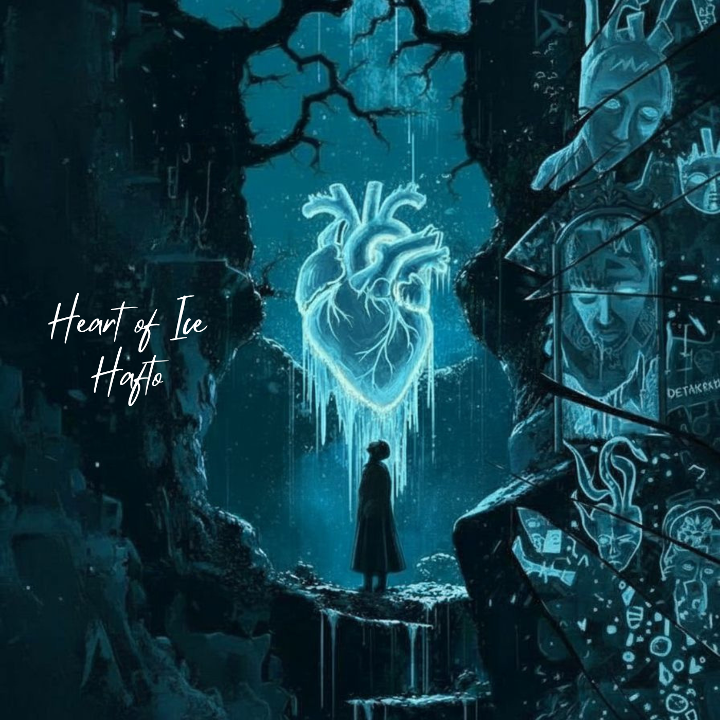 Album, Cover, Art, Blue, Heart, Rap, Music, Song