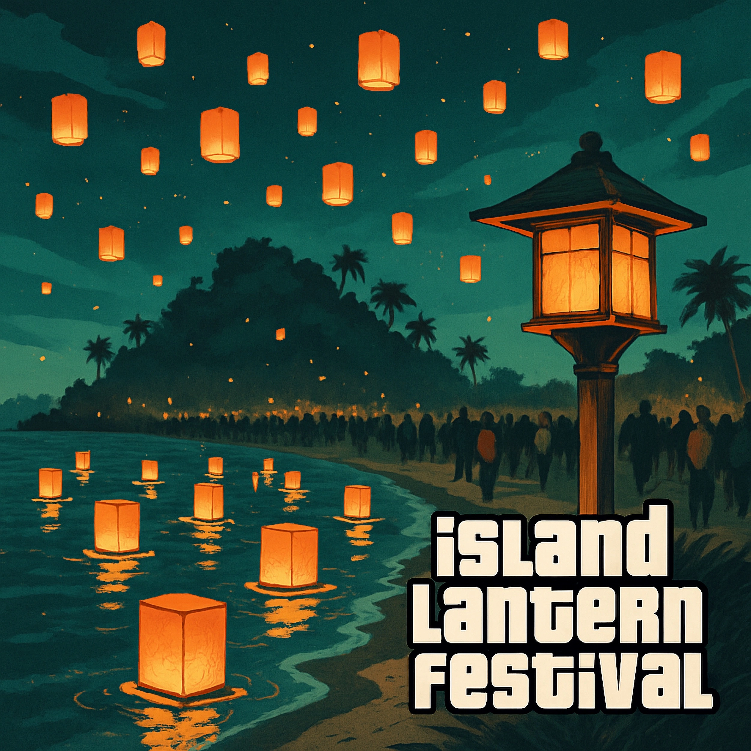 “Island Lantern Festival” by Tony Frissore Will Lighten You up.